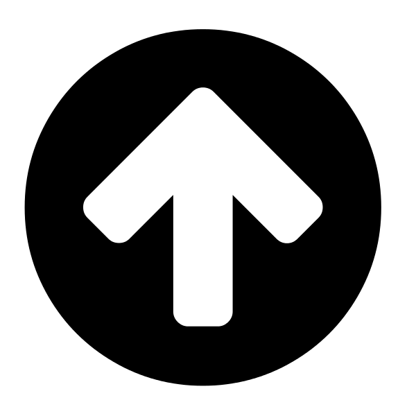 Up Arrow in Filled Circle