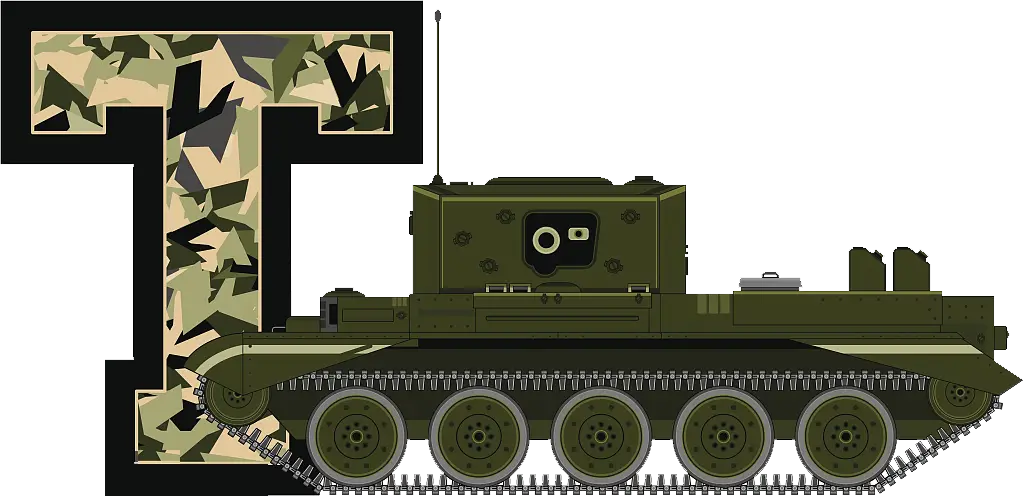 Camouflage Tank Illustration