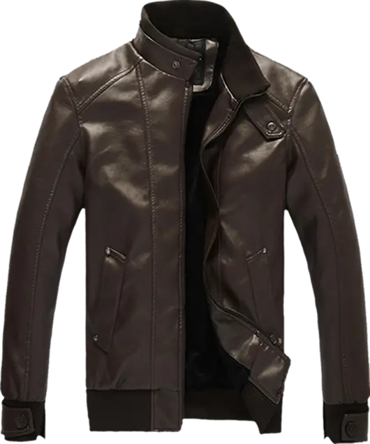 Brown Leather Jacket for Stylish Look