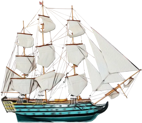 Vintage Sailing Ship Illustration