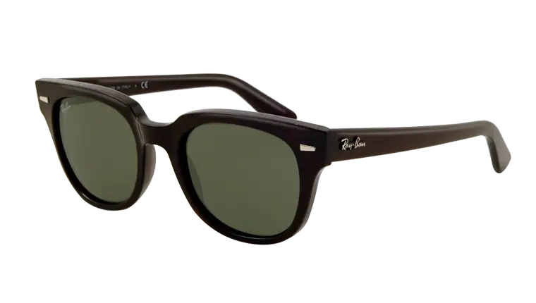 Black sunglasses with dark lenses