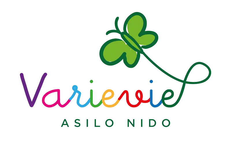 Colorful Butterfly Logo for Childcare
