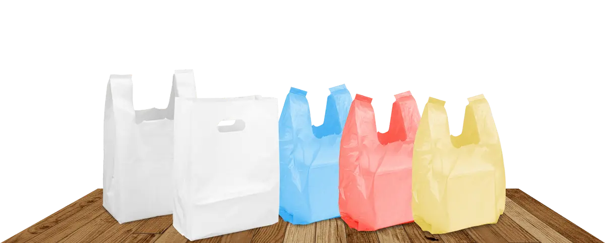 Colorful Plastic Bags for Shopping