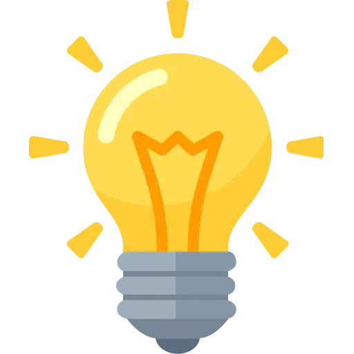 Yellow Light Bulb Illustration