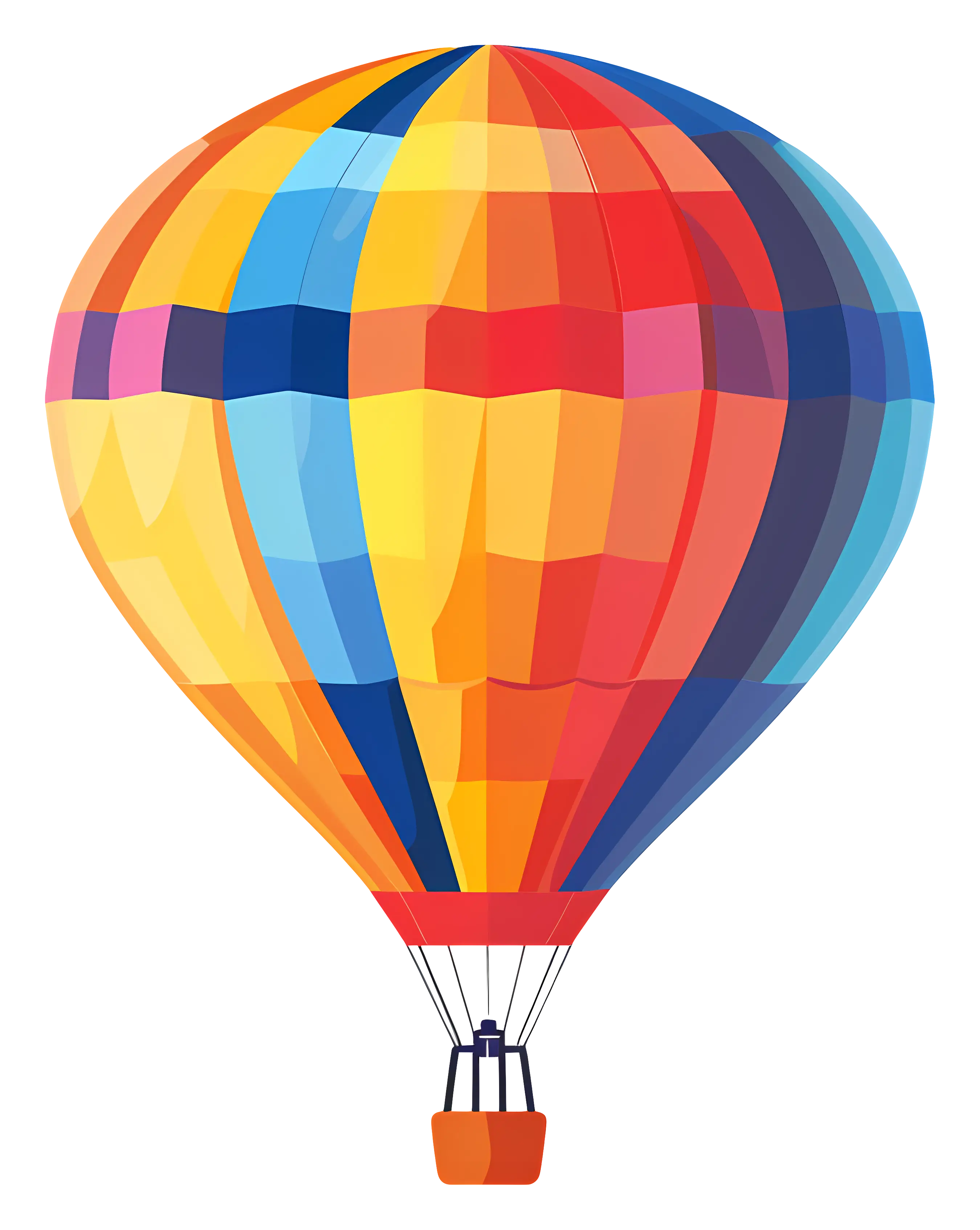 Vibrant Hot Air Balloon for Aerial Adventure