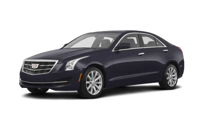 Front View of Black Luxury Sedan