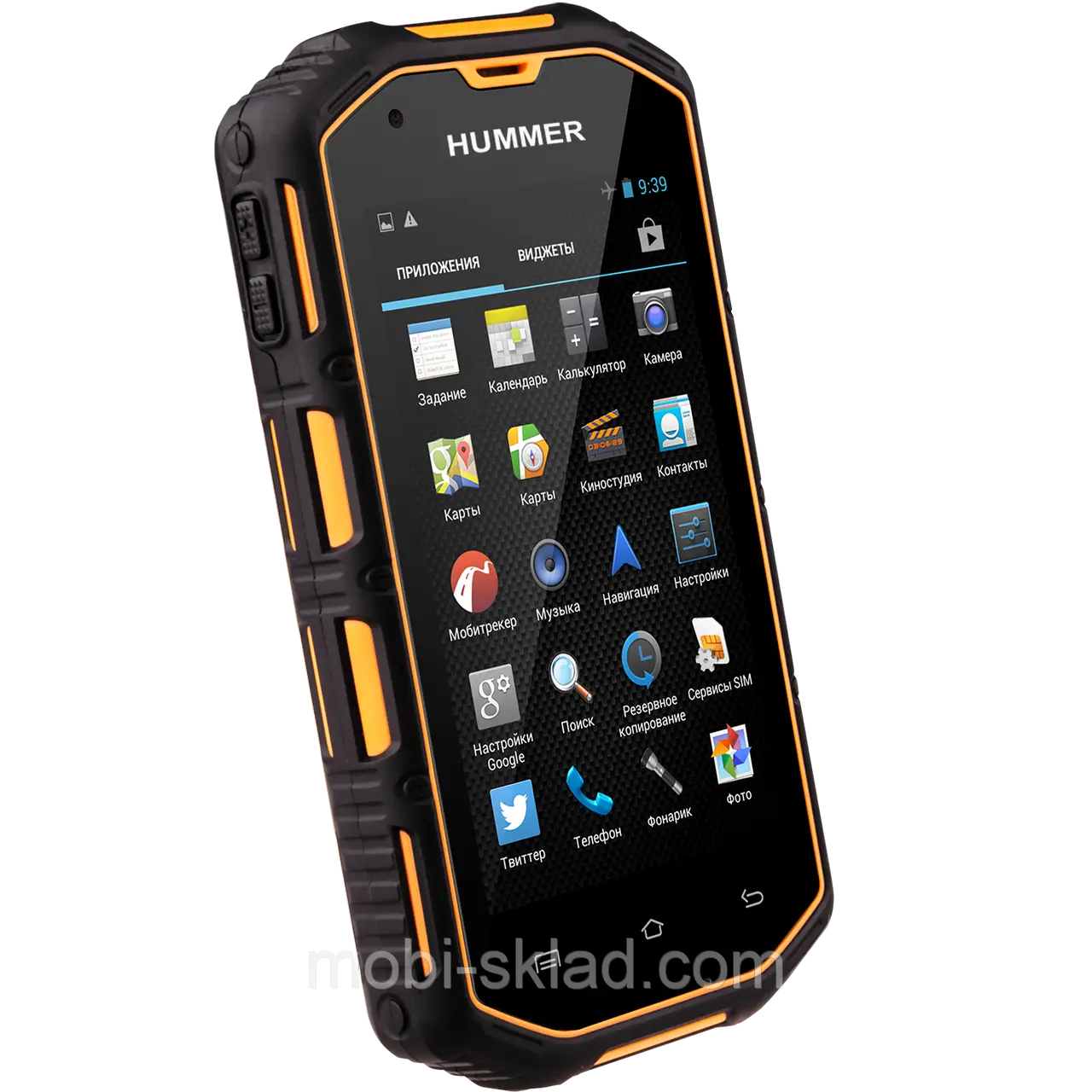 Rugged Smartphone with App Interface