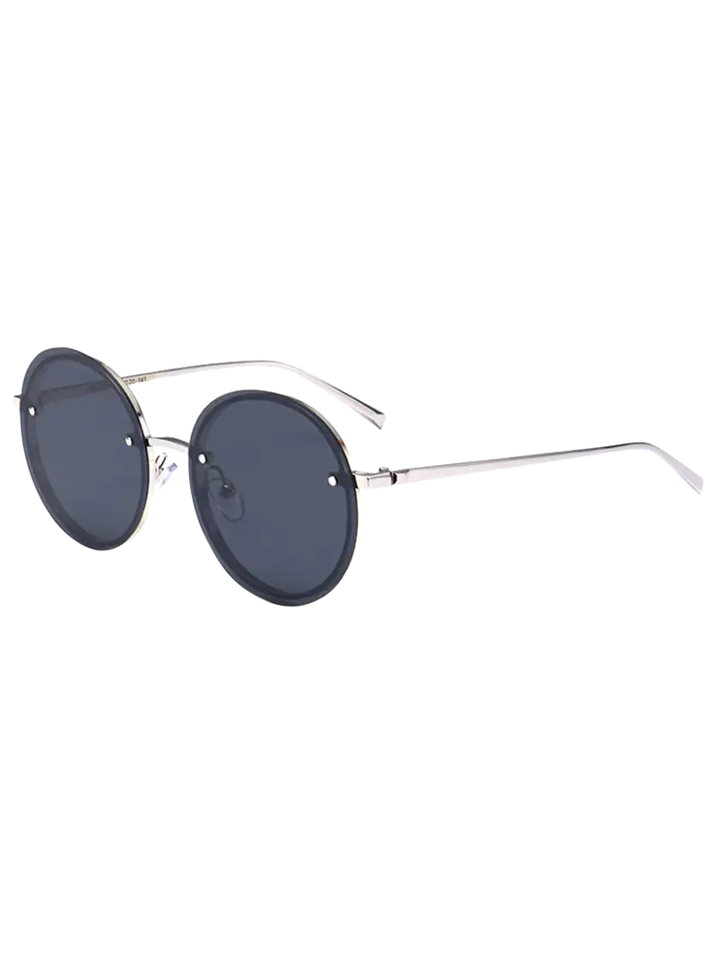 Round Frame Sunglasses for Fashion and Sun Protection