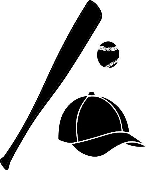 Baseball Equipment Silhouette
