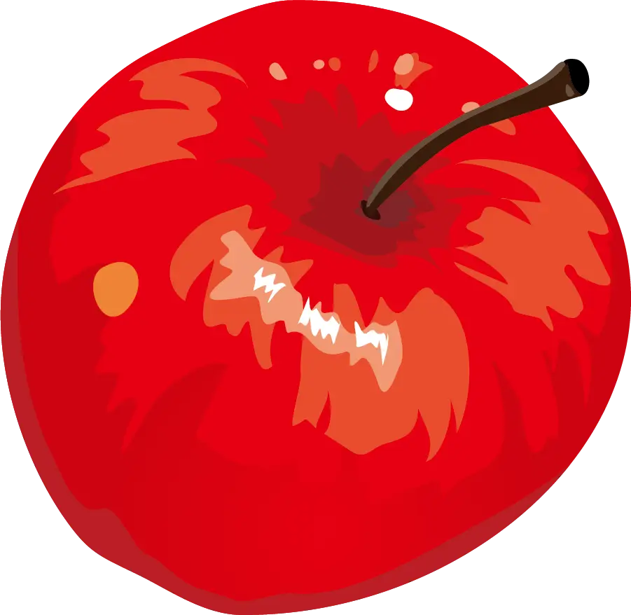 Red Apple Illustration