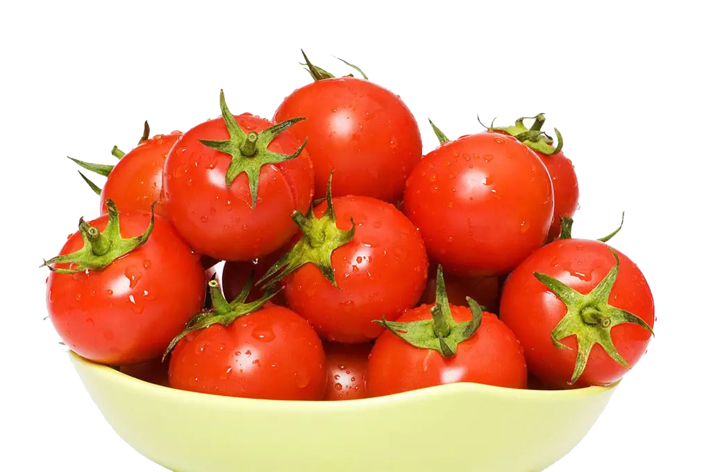 Fresh Red Cherry Tomatoes in a Bowl
