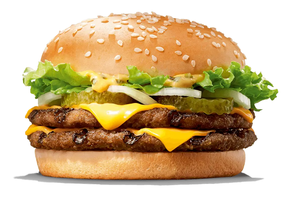 Double Patty Cheeseburger with Pickles