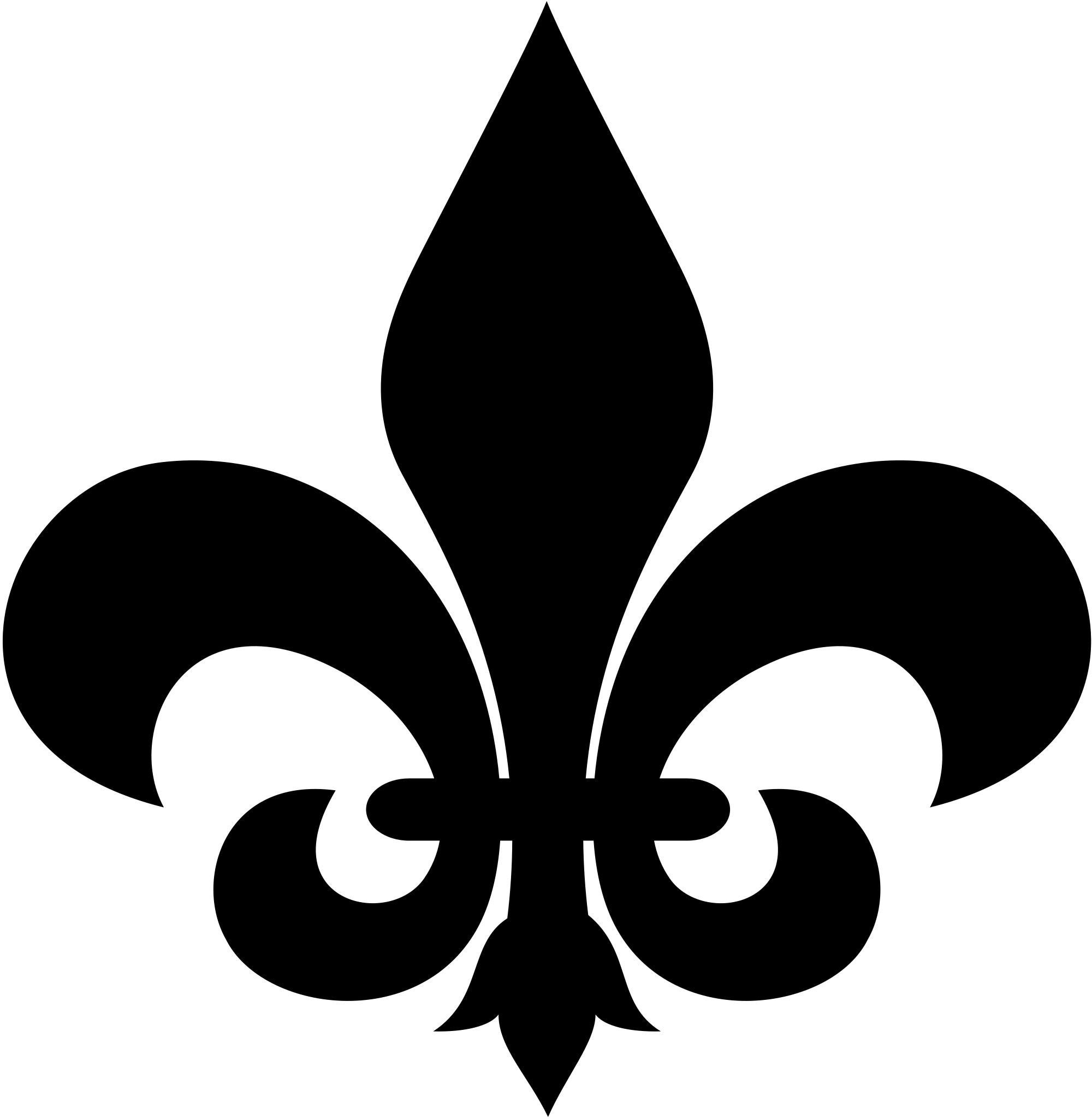 Fleur-de-Lis Decorative Icon