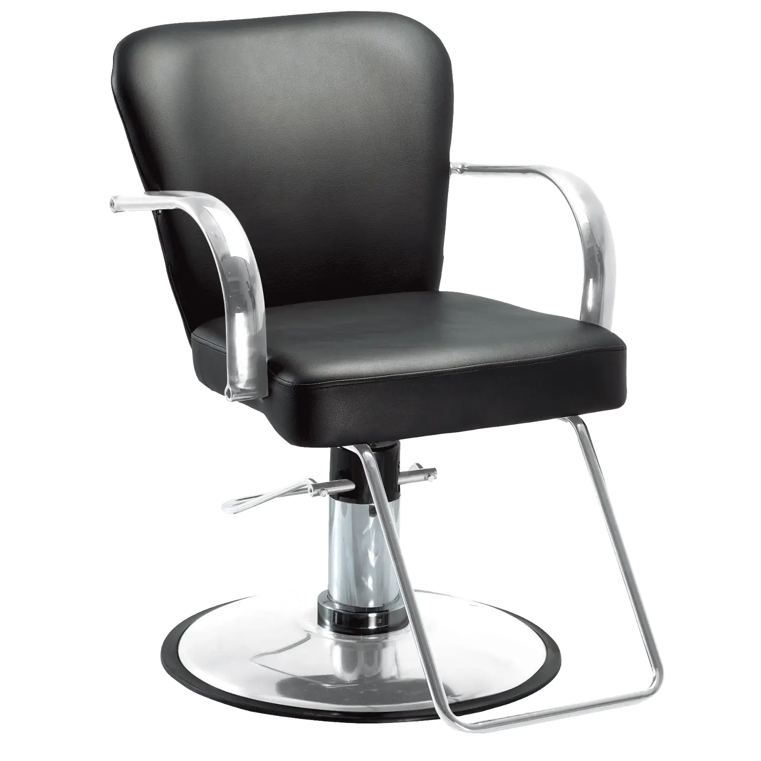 Black Leather Salon Chair