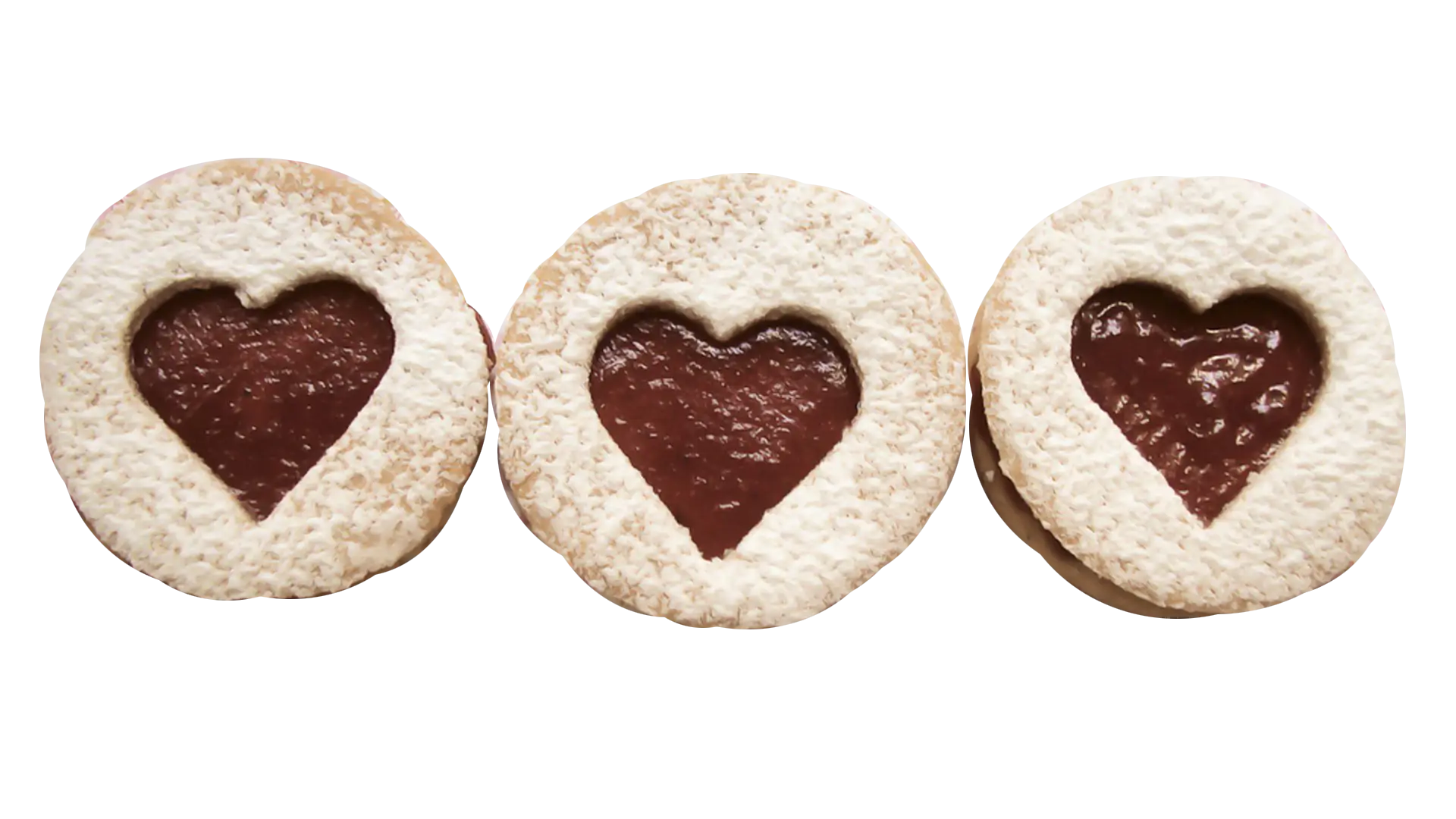 Heart-Shaped Cookies with Chocolate Filling