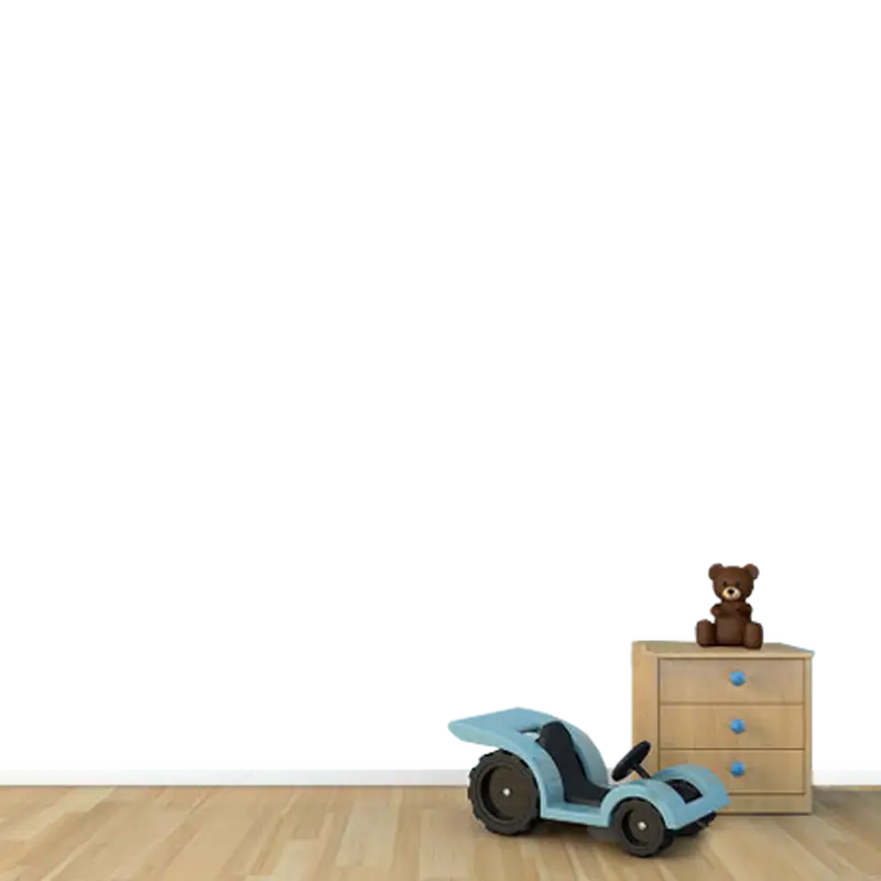Children&#039;s Toys and Furniture in Room Setting