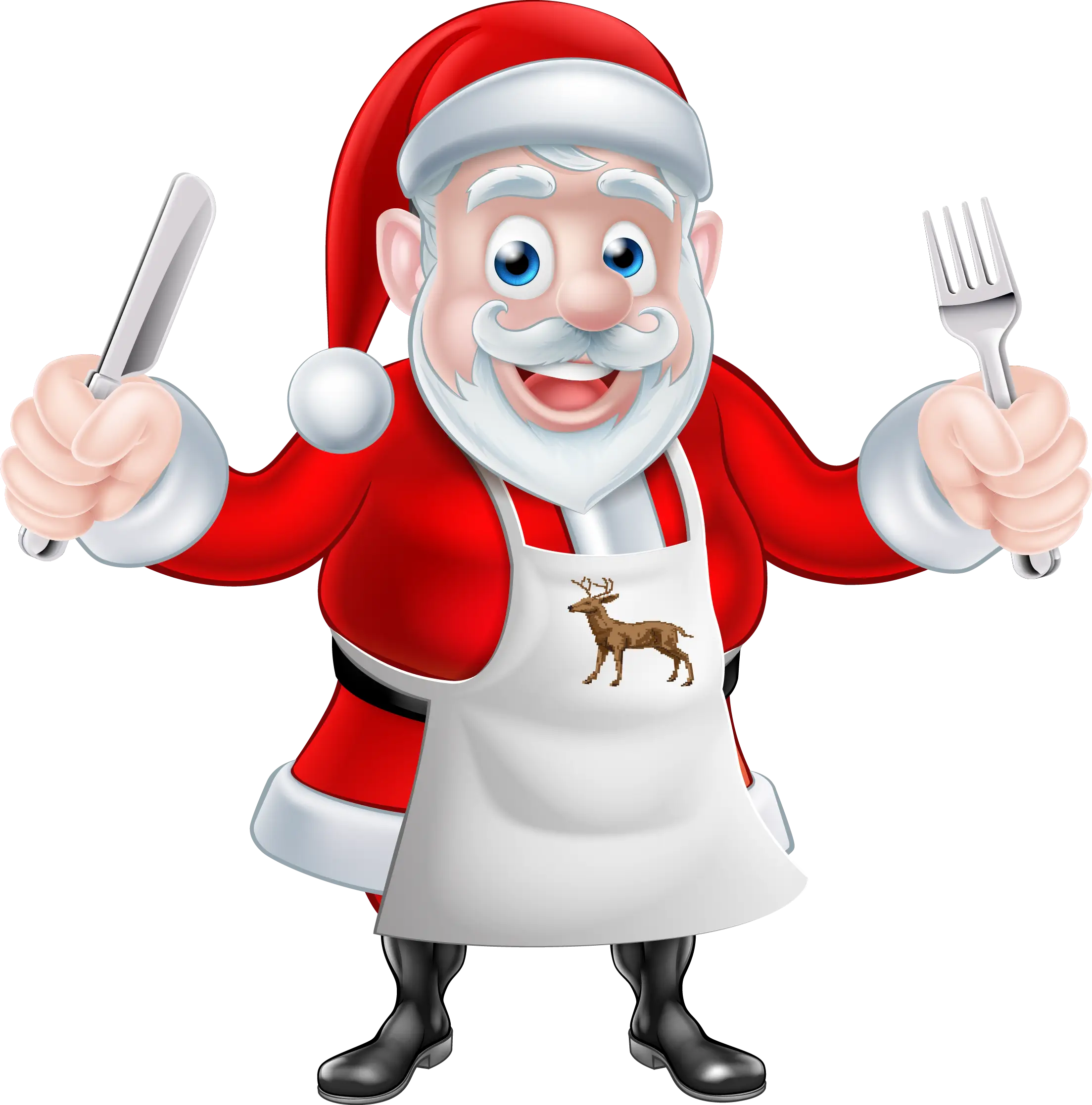 Santa Claus in Festive Costume