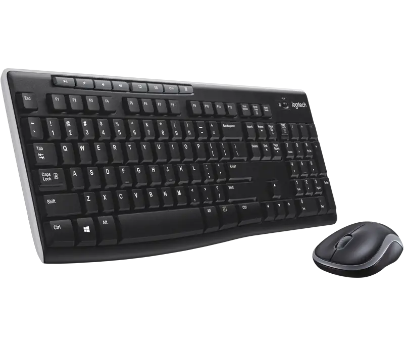 Black Keyboard and Mouse Set