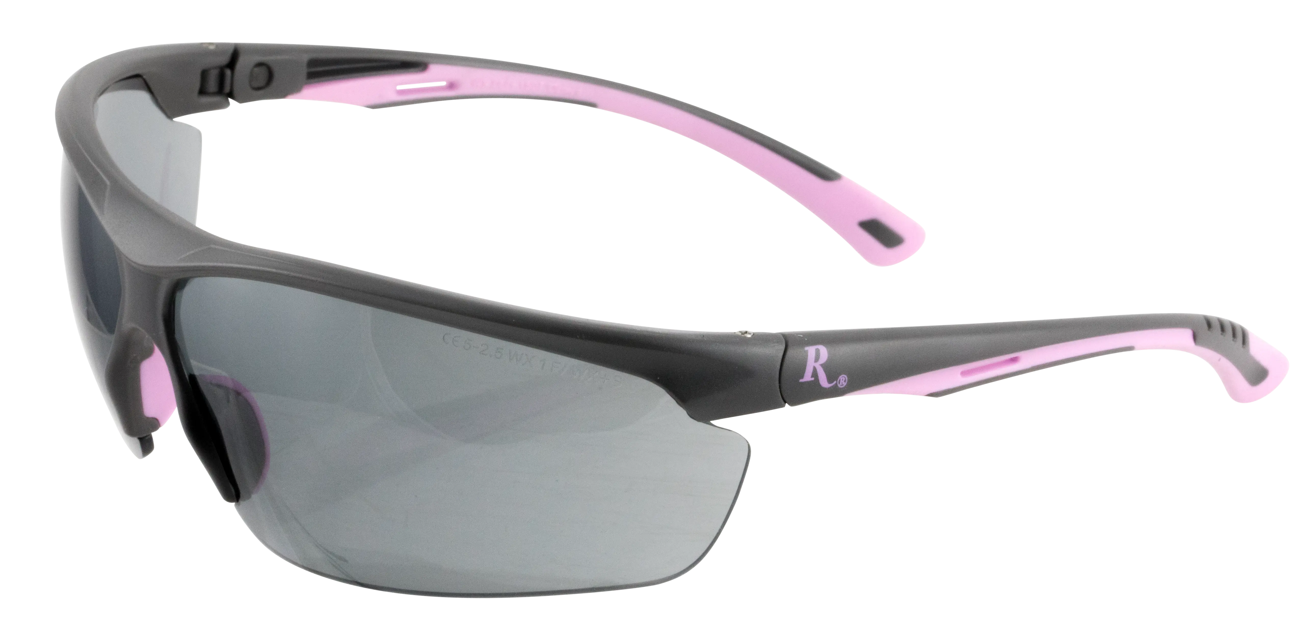Gray and Pink Sports Sunglasses