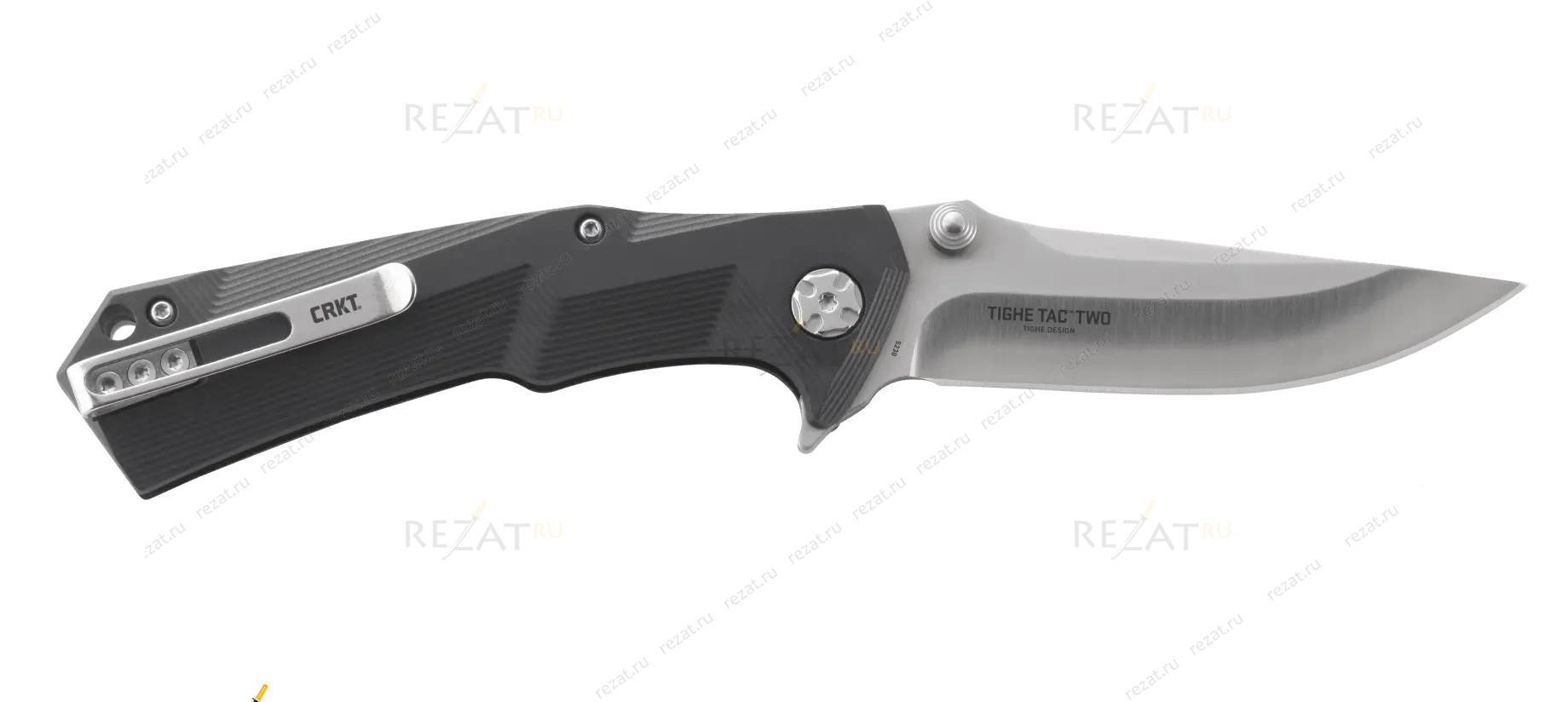 Black and Silver Folding Knife