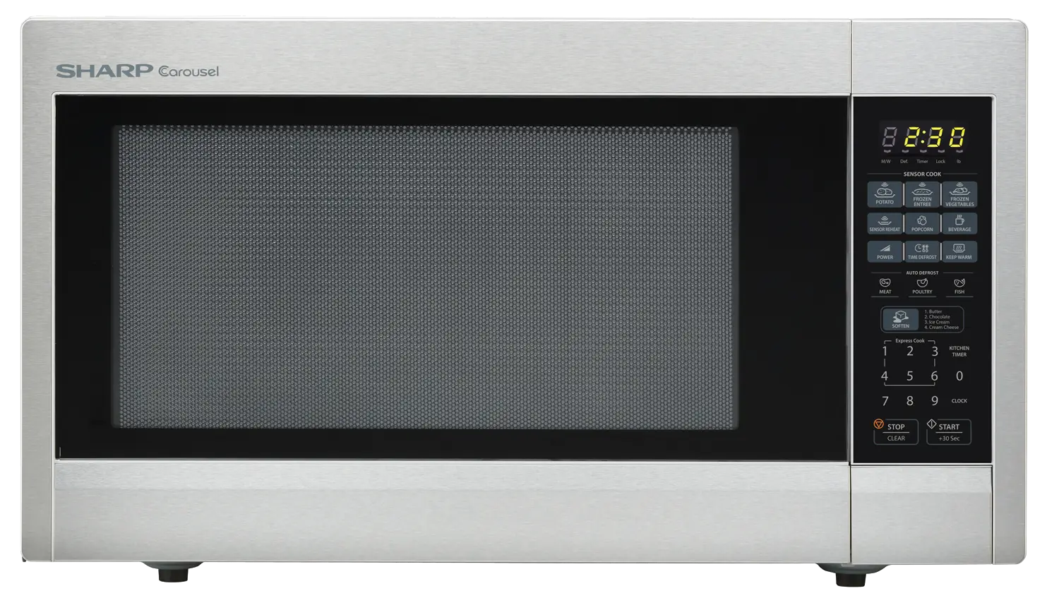 Black Microwave Oven