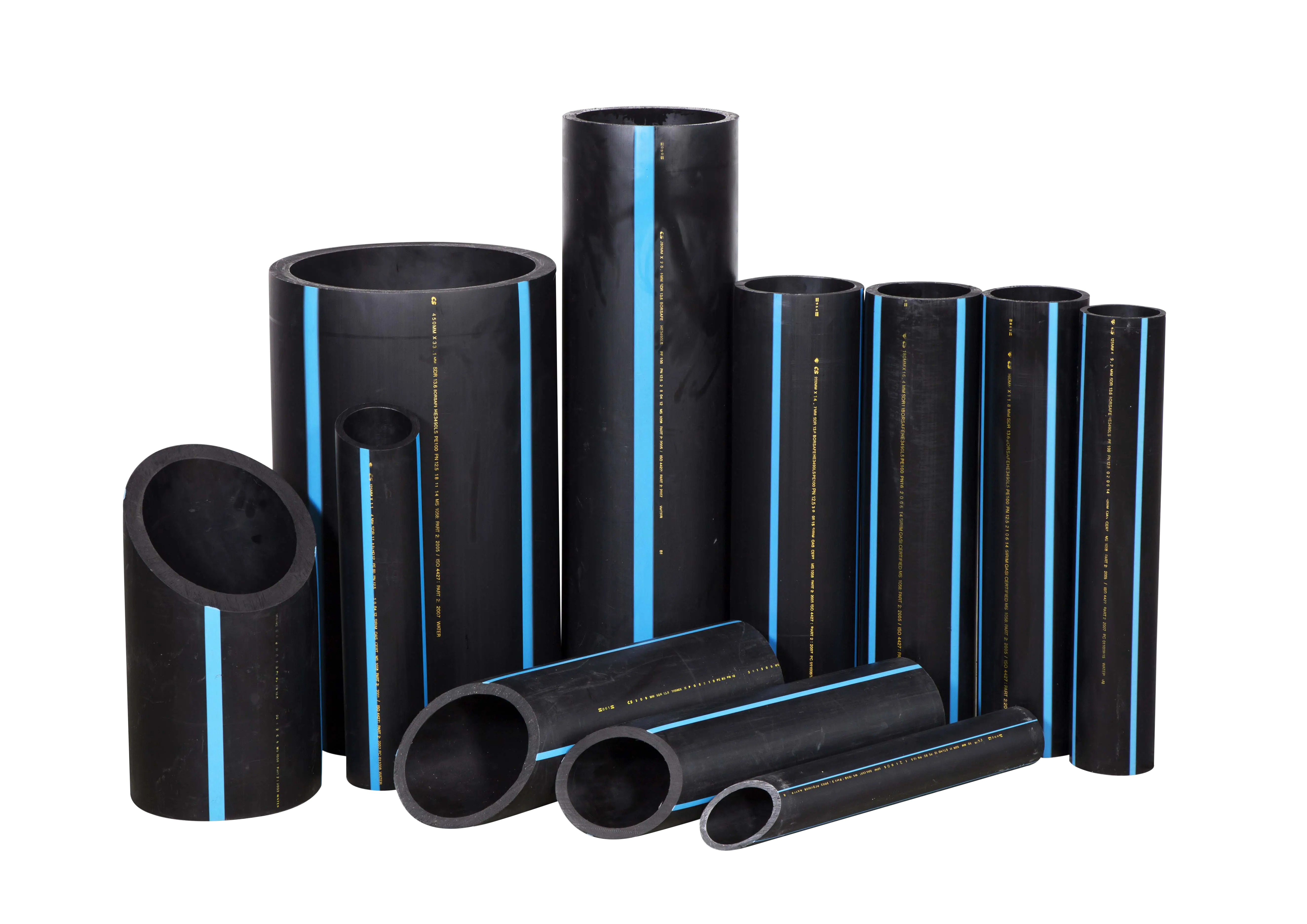 Black Plastic Plumbing Pipes