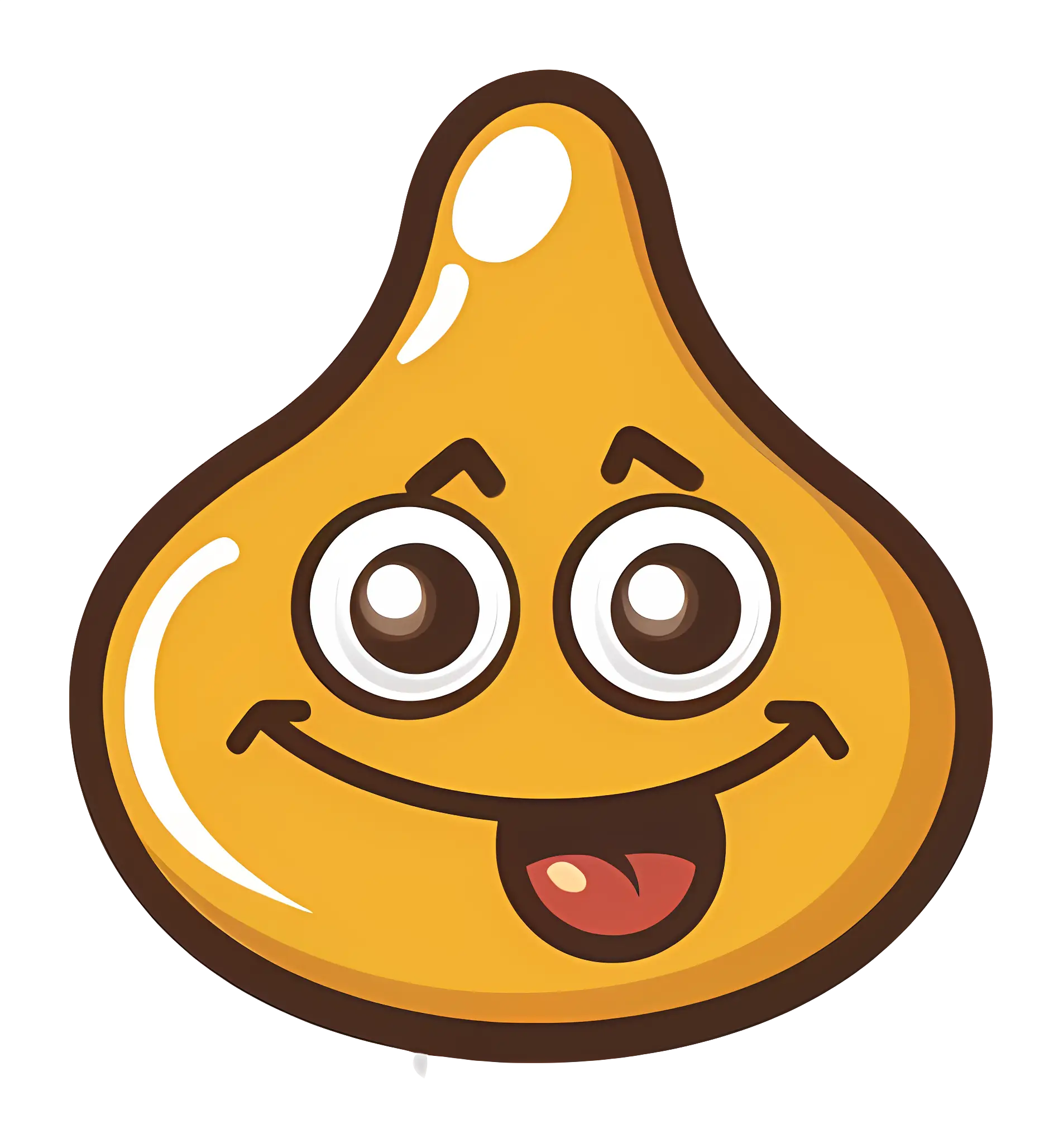 Yellow Smiling Poop Emoji
