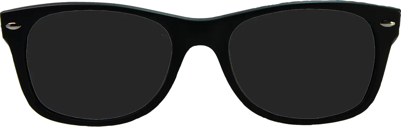Black Sunglasses with Dark Lenses