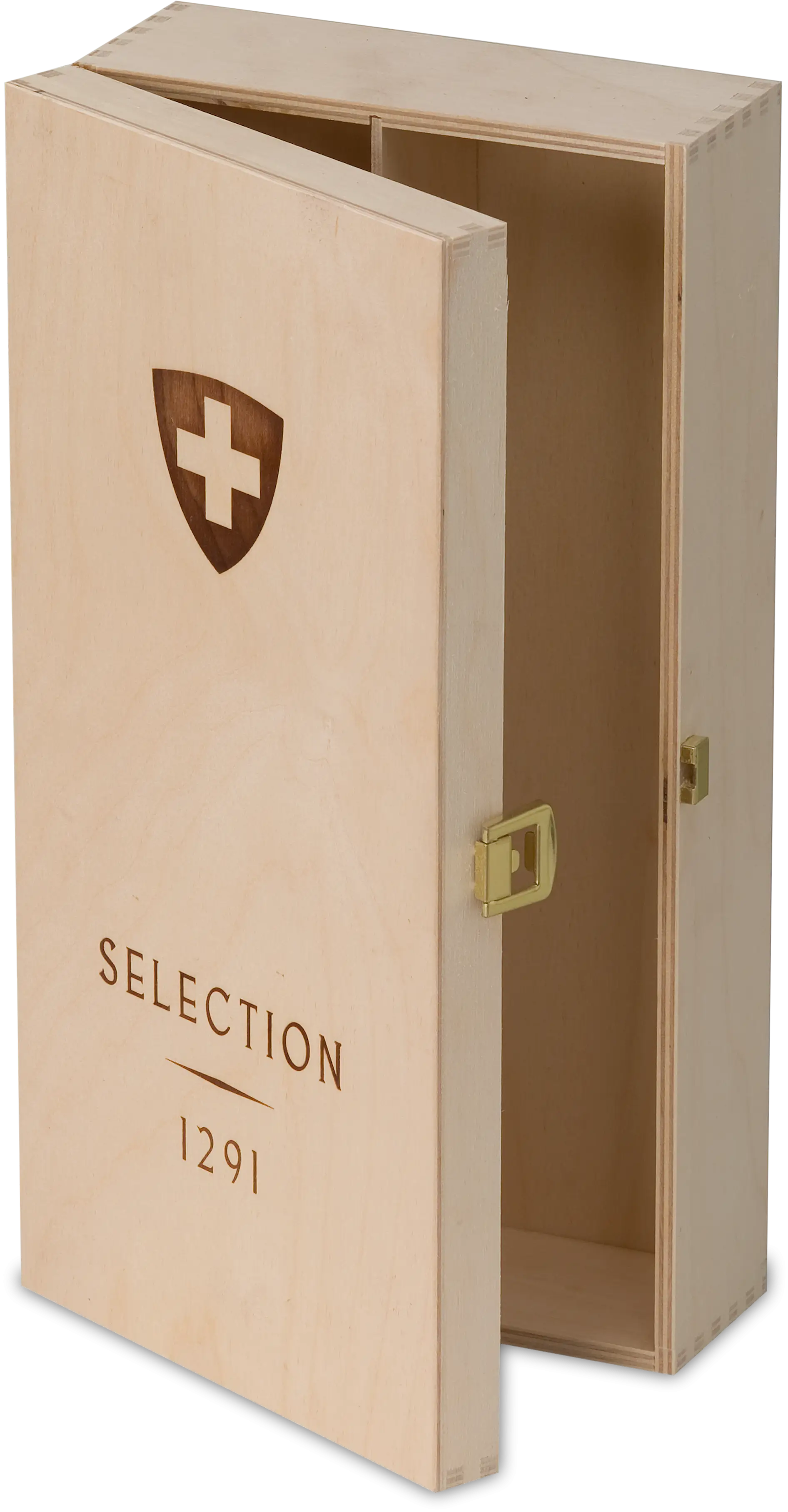 Wooden Box with Selection Label