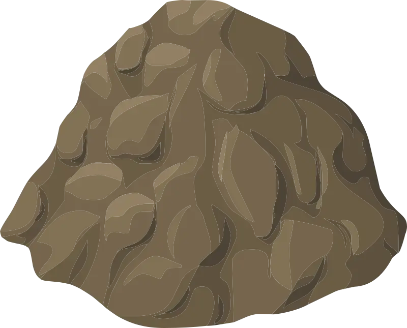 Pile of Brown Rocks
