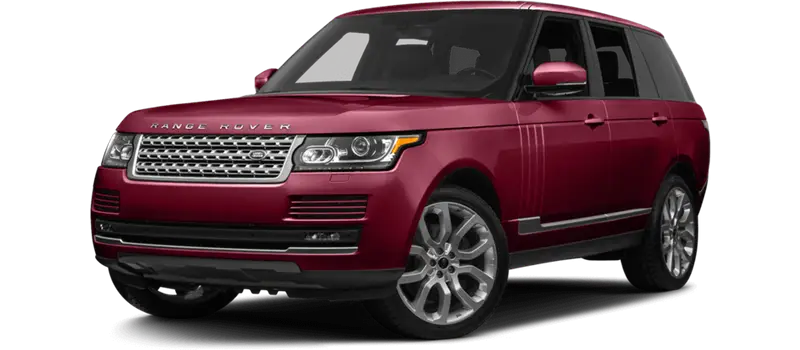 Red Range Rover Luxury SUV