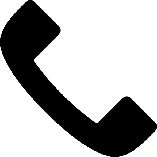 Black Telephone Symbol Icon