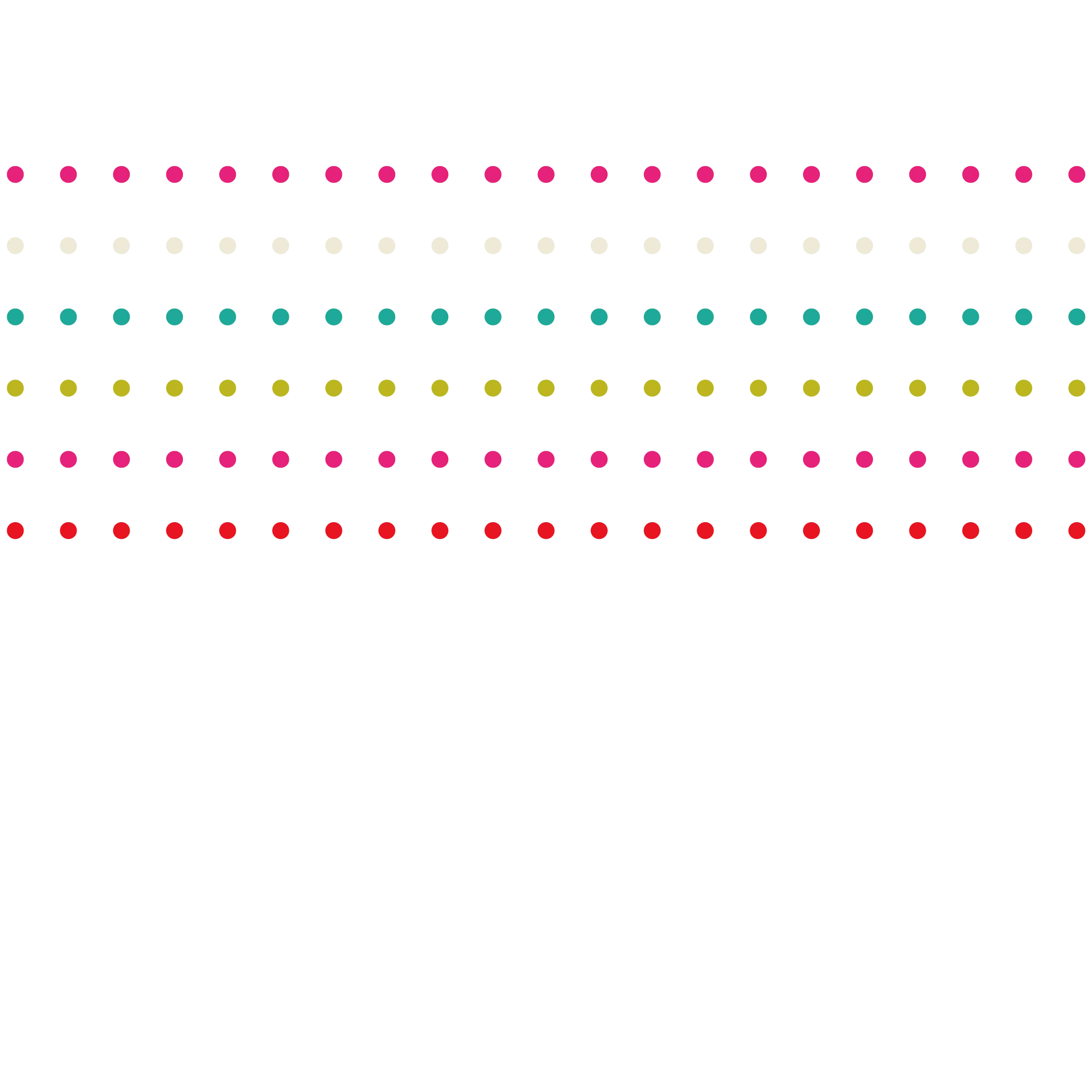 Colorful Horizontal Dotted Lines