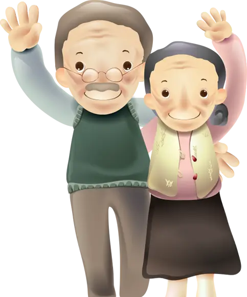 Happy Elderly Couple