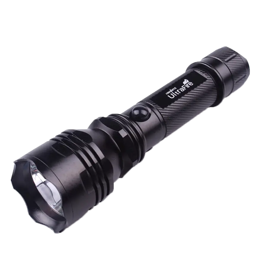 Durable Black Handheld Flashlight