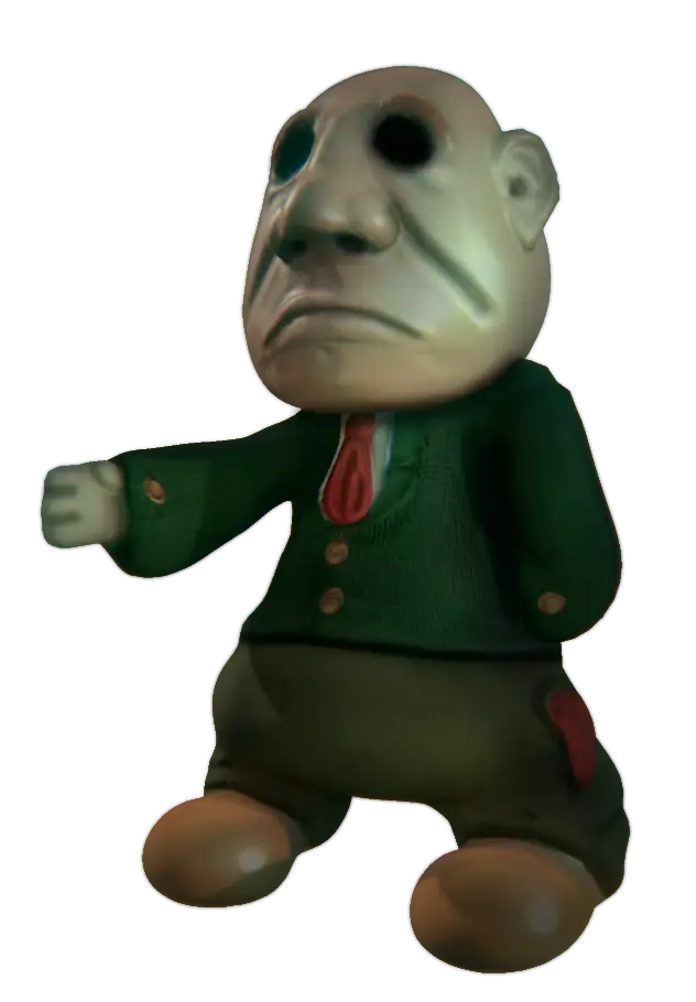 Toy Figure with Green Jacket