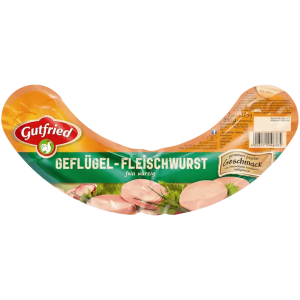Gutfried Poultry Sausage Packaging