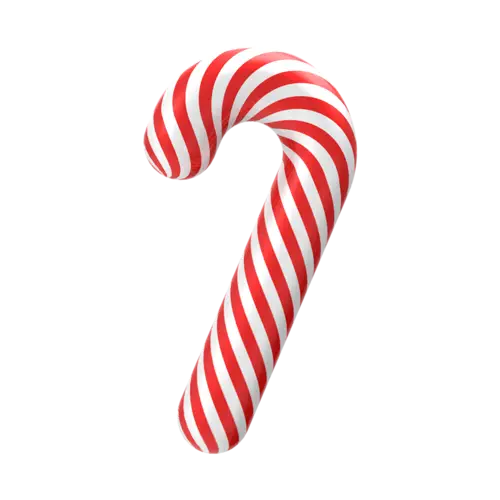 Traditional Red and White Candy Cane