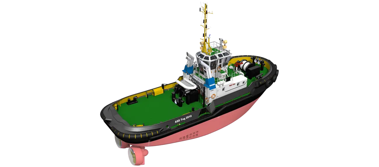 Detailed Model Tugboat