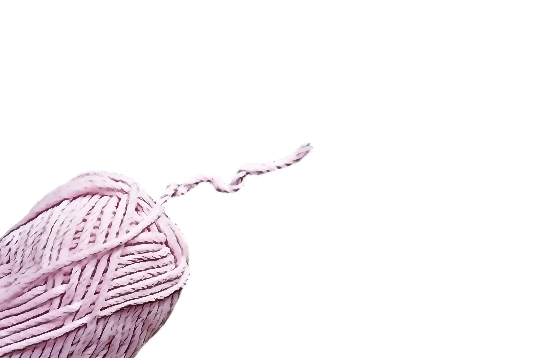 Pink Yarn Ball for Knitting and Crocheting