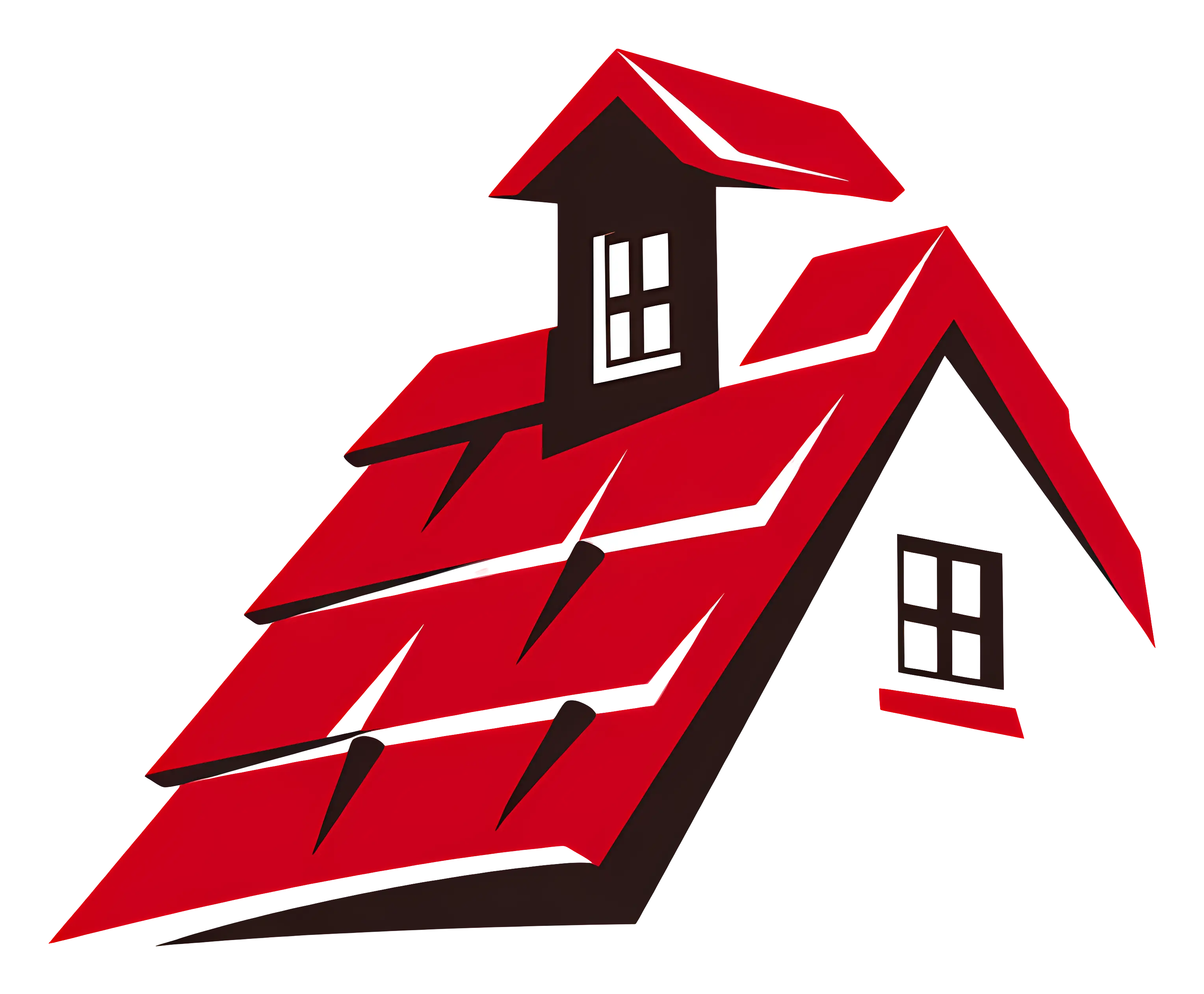 Simple Red Roof House