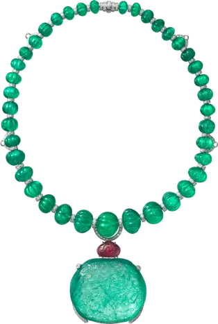 Elegant Green Gemstone Necklace