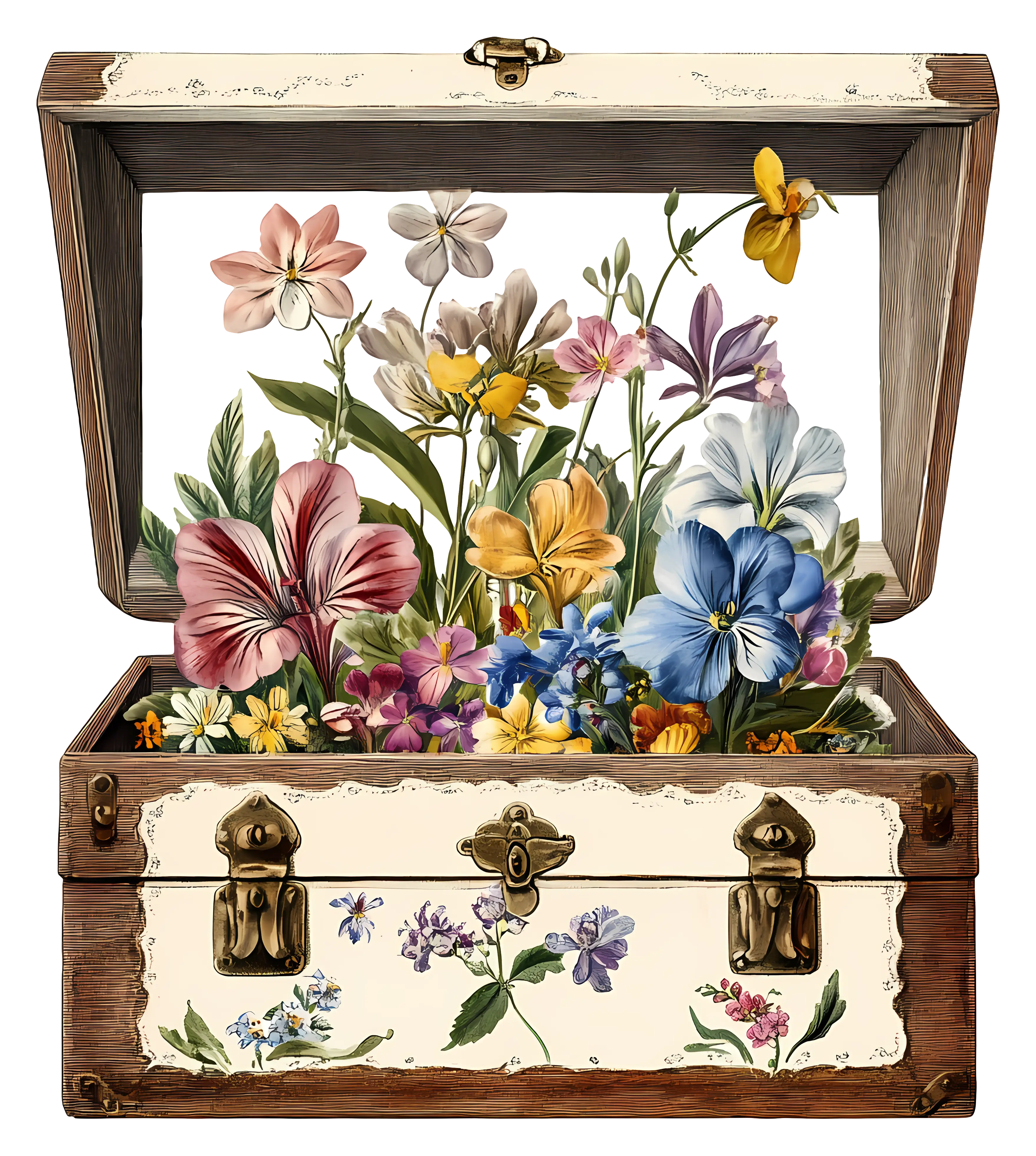 Decorative Box of Flowers