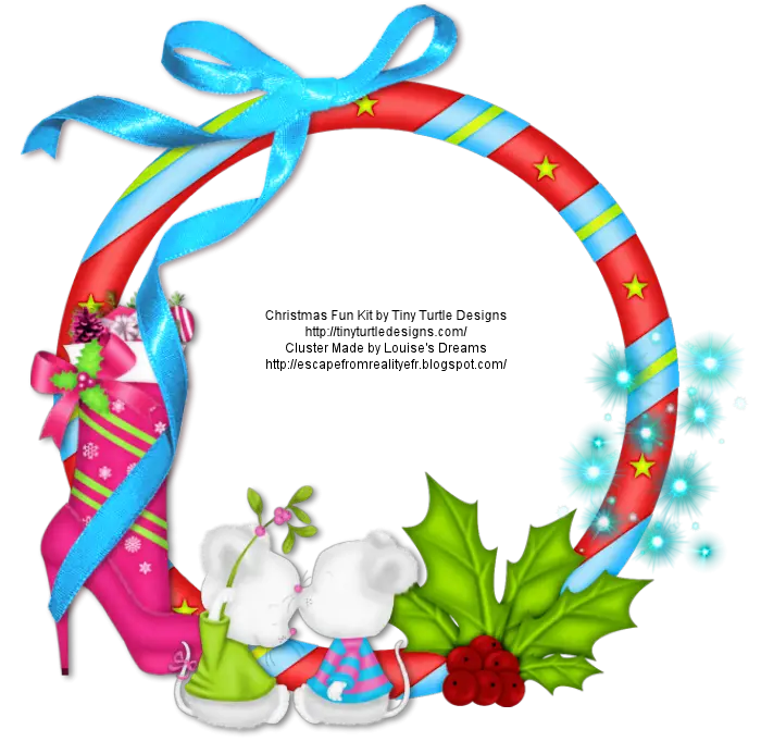 Festive Christmas Wreath with Ribbon