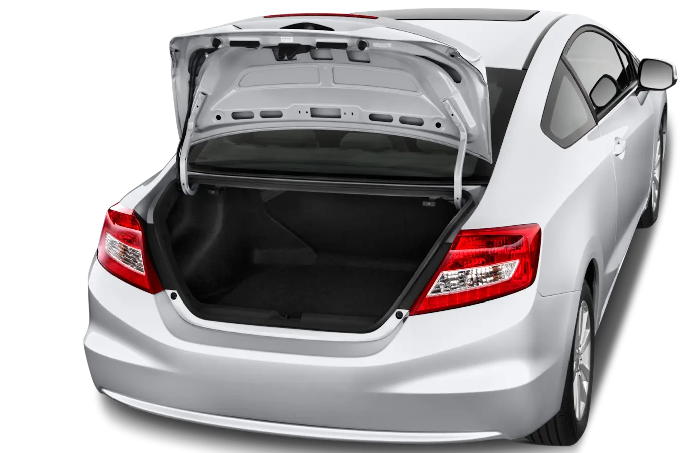 Modern Open Car Trunk