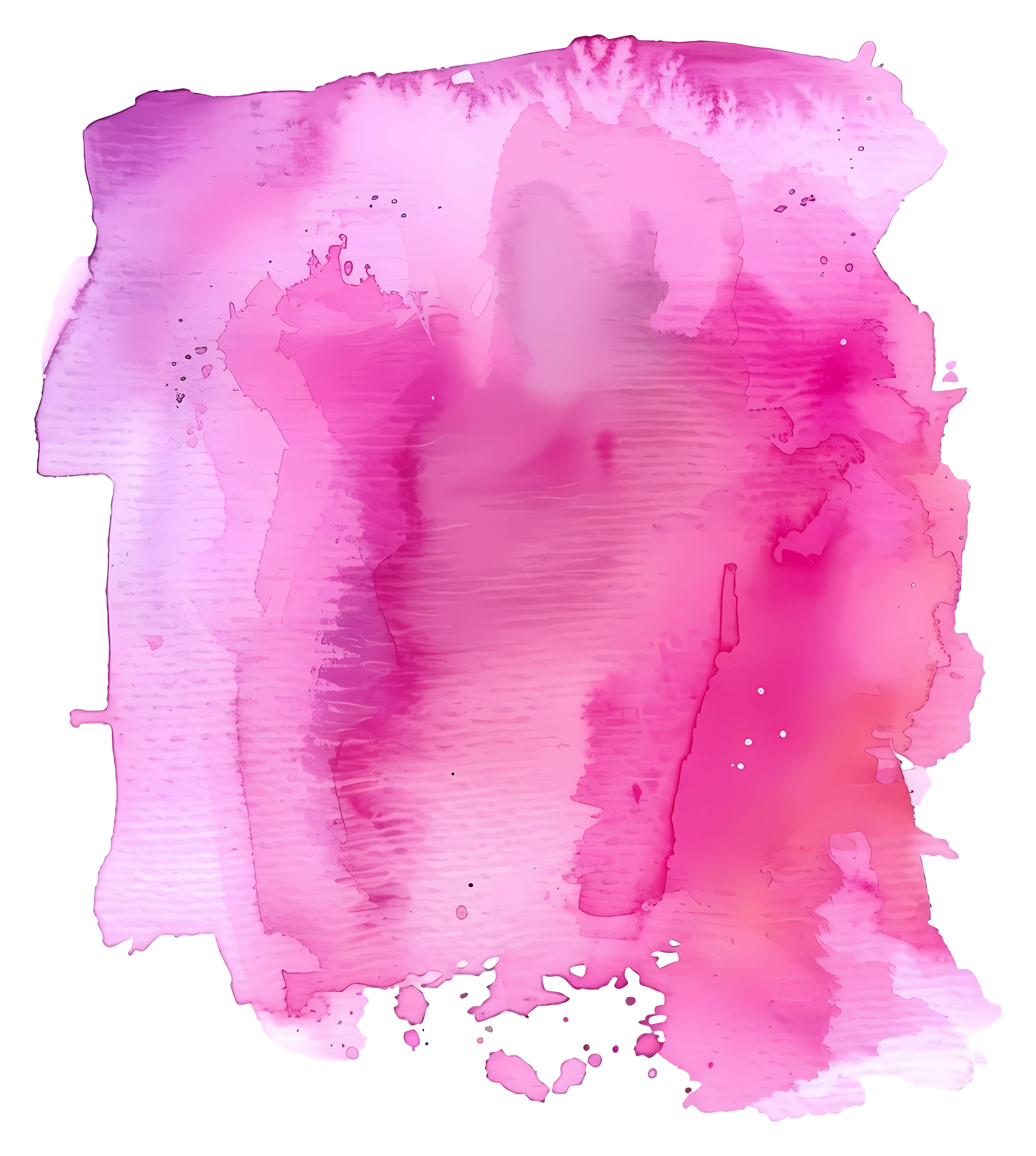 Abstract Pink Watercolor Splash