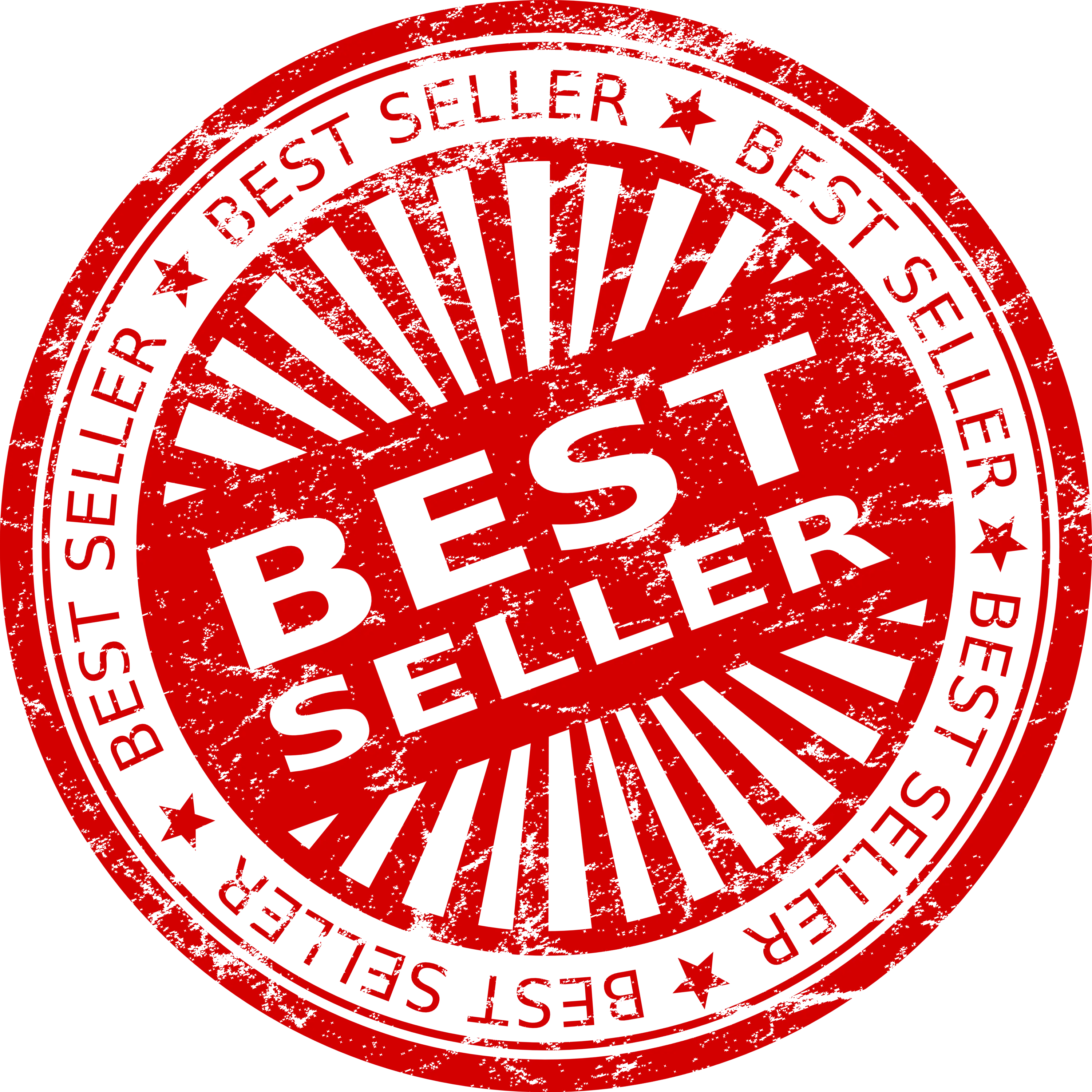 Best Seller Stamp in Red