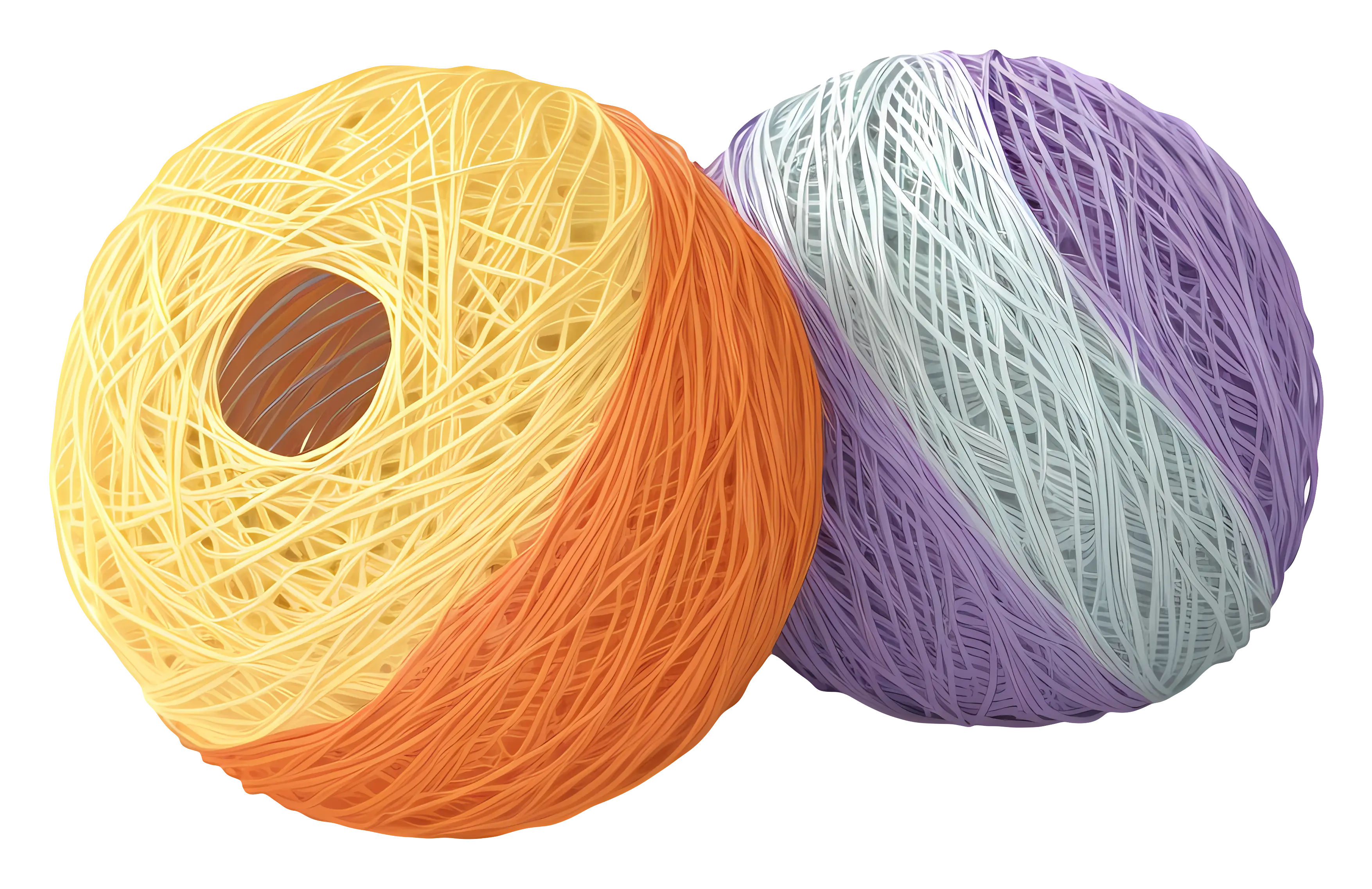 Colorful Yarn Balls for Crafting