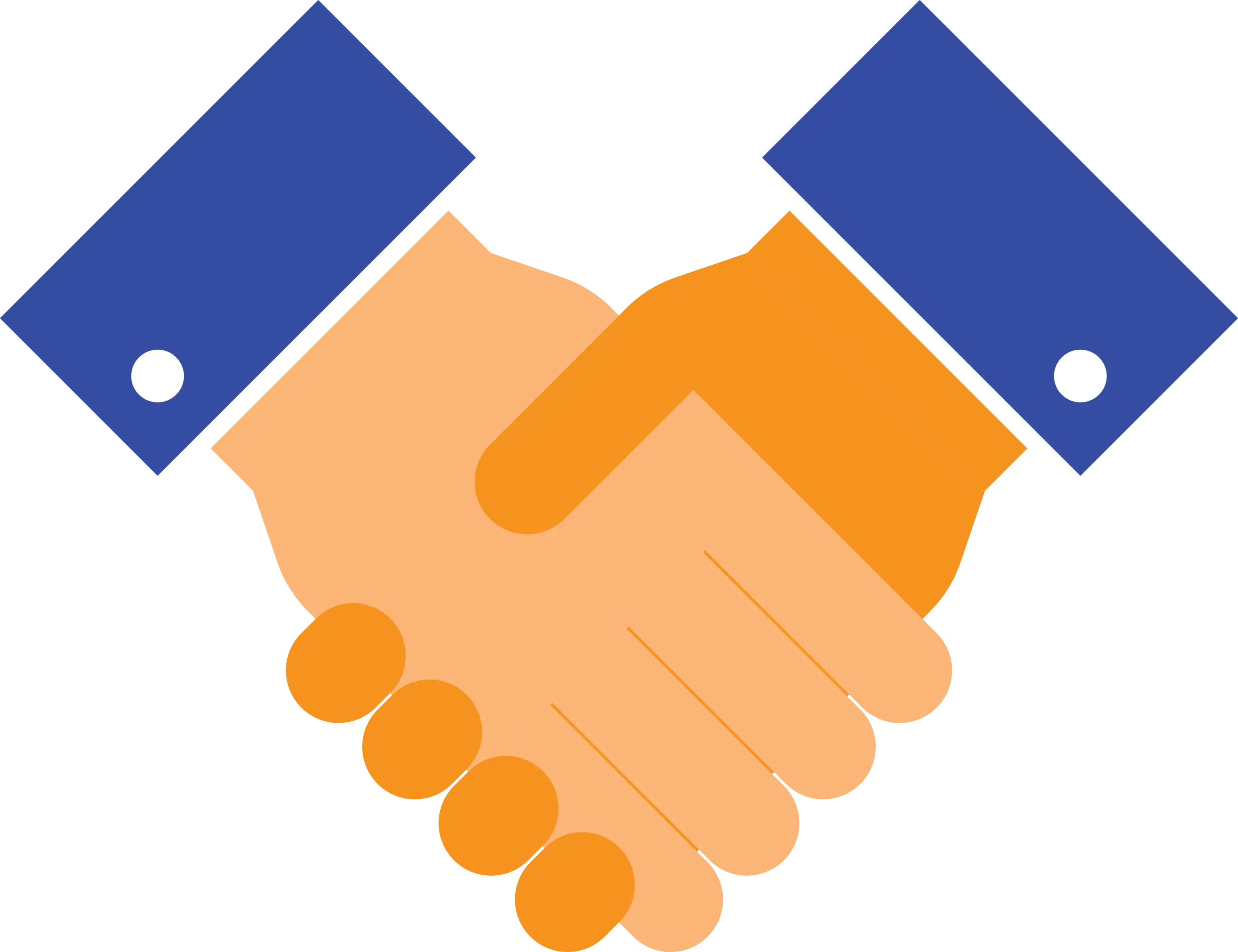 Handshake Illustration Representing Collaboration