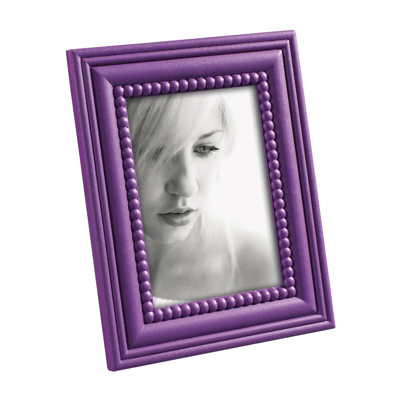 Purple Picture Frame with Ornate Border